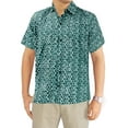 thumbnail image 1 of HAPPY BAY Men's Hippie Beach Hawaiian Short Sleeve Shirts 4XL Clover, Chevron Summer Vacation Holiday, 1 of 2