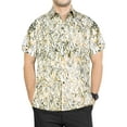 thumbnail image 1 of HAPPY BAY Men's Holiday Beach Short Sleeve Hawaiian Shirts XXL Allover Bushy Weed, White Summer Vacation Holiday, 1 of 7