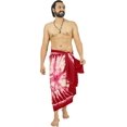 thumbnail image 1 of HAPPY BAY Men's Pareo Standard Beachwear Dashiki Sarong Full Beach Wrap One Size Ruby, Batik Summer Vacation Aloha, 1 of 5
