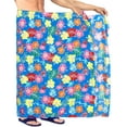 thumbnail image 1 of HAPPY BAY Men's Pareo Swim Trunk Surfing Sarong Long Beach Wrap One Size Admiral, Floral Hibiscus Summer Vacation Aloha, 1 of 4
