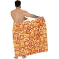 thumbnail image 1 of HAPPY BAY Men's Standard Swimsuits Sarong Pareo Beach Wrap One Size Currant, Turtle Summer Vacation Party, 1 of 5