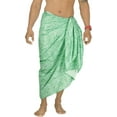 thumbnail image 1 of HAPPY BAY Men's Swim Trunk Swimsuits Sarong Pareo Beach Wrap One Size Fern, Palm Tree Summer Vacation Party, 1 of 4