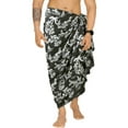 thumbnail image 1 of HAPPY BAY Men's Swim Trunk Swimsuits Sarong Pareo Wrap One Size Sable, Palm Tree Summer Vacation Aloha, 1 of 5