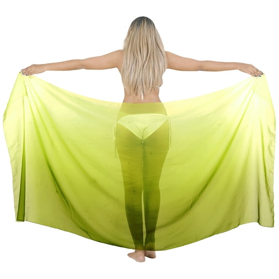 HAPPY BAY Swimsuit Cover Up Short Women's Pool Beach Wrap Skirt Swimwear Sarong Coverup Scarf for Women One Size Plain, Olive Green