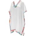 thumbnail image 1 of HAPPY BAY Women's Bathing Suit Cover Ups Mini Dresses 2X-3X Snow White_B200, 1 of 3