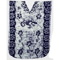 thumbnail image 1 of HAPPY BAY Women's Batik Caftan Long Loungewear Dashiki House Dress V Neck Kaftan Sleepwear for Women Nightgown Plus size 2X-3X, Navy_A869, 1 of 2