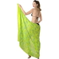 thumbnail image 1 of HAPPY BAY Women's Beach Bathing suit Wrap Bikini Swimwear Swim Cover up Summer Wraps Swimsuit Beachwear Sarong Coverups Skirts for Women One Size Floral, Green, 1 of 4