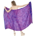 thumbnail image 1 of HAPPY BAY Women's Beach Bathing suit Wrap Bikini Swimwear Swim Cover up Summer Wraps Swimsuit Beachwear Sarong Coverups Skirts for Women One Size Tie Dye, Blue, 1 of 6