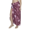 thumbnail image 1 of HAPPY BAY Women's Beach Summer Wrap Swim Sarong Cover Ups One Size Floral Maroon, 1 of 6