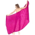 thumbnail image 1 of HAPPY BAY Women's Beach Swimsuit Sarong Wrap Swim Cover up Bikini Wraps Summer Pareo Coverups for Women Beachwear One Size Magenta, Tie Dye, 1 of 5