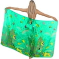 thumbnail image 1 of HAPPY BAY Women's Beach Wrap Bikini Wraps Sarong Swimwear Cover up Skirt Bathing suit Swimsuit Pareo Coverups for Women One Size Fish, Green, 1 of 4