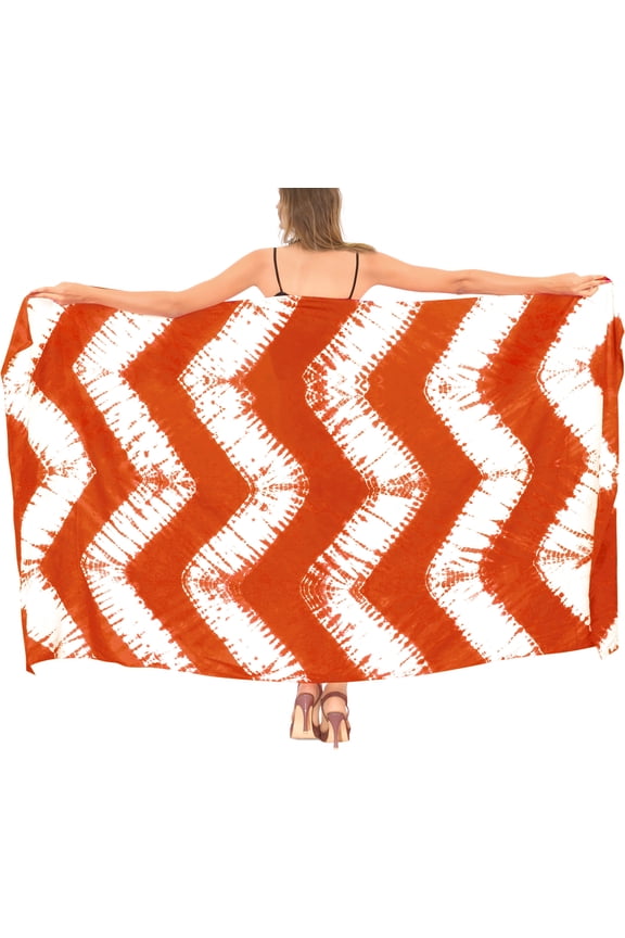 Women's Beachwear Sarong Bikini Skirt Swim Cover up Swimwear Bathing suit Summer Wraps Swimsuit Beach Wrap Coverups for Women One Size Apricot, Chevron