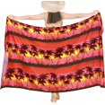 thumbnail image 1 of HAPPY BAY Women's Beachwear Sarong Coverups Bikini Skirt Swim Cover up Summer Wraps Swimwear Beach Wrap Skirts for Women One Size Evening, Palm Tree, 1 of 5