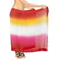 thumbnail image 1 of HAPPY BAY Women's Beachwear Sarong Summer Swimsuit Swim Cover up Long Pool Beach Wraps Skirt Swimwear Coverups Bikini Cover-ups One Size Ruby, Stripes, 1 of 4