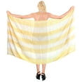 thumbnail image 1 of HAPPY BAY Women's Beachwear Summer Beach Bikini Wraps Sarong Cover up Wrap Skirt Bathing suit Swimsuit Swim Cover ups for Swimwear Coverups Women One Size Gold, Floral, 1 of 3