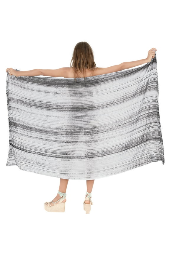 Women's Beachwear Summer Beach Bikini Wraps Sarong Coverups Wrap Skirt Bathing suit Swimsuit Swimwear Swim Cover up for Women One Size Grey, Tie Dye