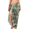thumbnail image 1 of HAPPY BAY Women's Beachwear Summer Beach Bikini Wraps Sarong Coverups Wrap Skirt Swim Cover up Swimwear Coverups for Women One Size Coal, Hawaiian Collage, 1 of 5