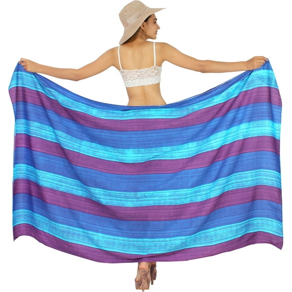 HAPPY BAY Women's Beachwear Summer Beach Bikini Wraps Swimwear Swim Cover up Wrap Skirt Bathing suit Swimsuit Sarong Coverups for Women One Size Violet, Tie Dye