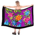 thumbnail image 1 of HAPPY BAY Women's Beachwear Summer Beach Wrap Bikini Wraps Sarong Coverups Swimwear Swim Cover up Skirt Bathing suit Swimsuit Pareo for Women One Size Sable, Flower, 1 of 4