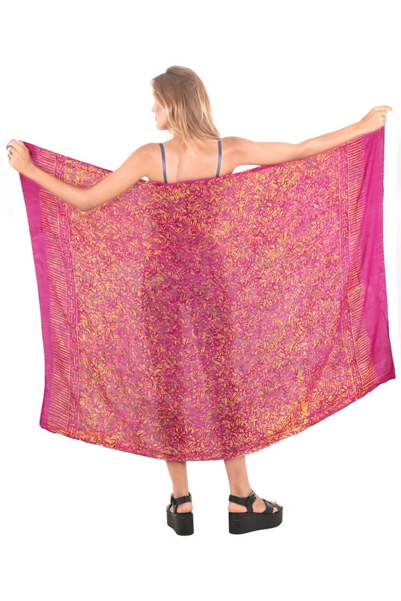 Women's Beachwear Summer Beach Wrap Bikini Wraps Sarong Coverups Swimwear Swim Cover up Skirt Bathing suit Swimsuit Pareo for Women One Size Taffy, Leaves
