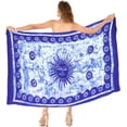 thumbnail image 1 of HAPPY BAY Women's Beachwear Summer Beach Wrap Bikini Wraps Sarong Swimwear Swim Cover up Skirt Bathing suit Swimsuit Pareo Coverups for Women One Size White_AD434, 1 of 5