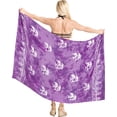 thumbnail image 1 of HAPPY BAY Women's Beachwear Summer Beach Wrap Bikini Wraps Swimwear Swim Cover up Skirt Bathing suit Swimsuit Sarong Coverups for Women One Size Violet, Dolphin, 1 of 5