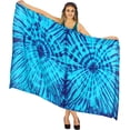 thumbnail image 1 of HAPPY BAY Women's Beachwear Summer Bikini Wraps Beach Wrap Coverups Sarong Skirt Bathing suit Swim Cover up Swimwear Coverups for Women One Size Lapis, Tie Dye, 1 of 5