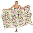 thumbnail image 1 of HAPPY BAY Women's Beachwear Summer Bikini Wraps Beach Wrap Coverups Sarong Skirt Swimsuit Swimwear Swim Cover up for Women One Size White_AD354, 1 of 5