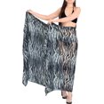 thumbnail image 1 of HAPPY BAY Women's Beachwear Summer Bikini Wraps Beach Wrap Sarong Coverups Swimwear Swim Cover up Skirt Swimsuit Pareo for Women One Size Jade, Zebra, 1 of 5