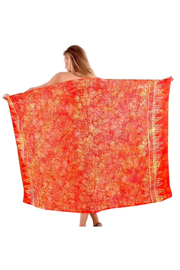 Women's Beachwear Summer Bikini Wraps Beach Wrap Swimwear Coverups Sarong Swim Cover up Skirt Bathing suit Swimsuit Pareo for Women One Size Flame, Abstract