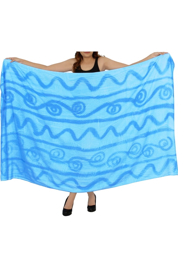 Women's Beachwear Summer Bikini Wraps Beach Wrap Swimwear Swim Cover up Skirt Swimsuit Sarong Coverups for Women One Size Dodger, Waves