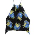 thumbnail image 1 of HAPPY BAY Women's Beachwear Summer Swim Beach Cover ups for Swimwear Women Swimsuit Coverups for Women Cover-up Spaghetti Strap Dress 1X Lapis, Floral Hibiscus, 1 of 3