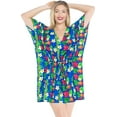 thumbnail image 1 of HAPPY BAY Women's Beachwear Summer Swim Beach Dress Cover ups for Swimwear Women Plus Size Casual Swimsuit Coverups for Women 3X-4X Ocean, Floral Hibiscus Bamboo Tree, 1 of 4