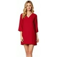 thumbnail image 1 of HAPPY BAY Women's Beachwear Summer Swim Beach Dress Cover ups for Swimwear Women Swimsuit Coverups for Women Cover-up Mini Wear for Women 12-14 Red_AC150, 1 of 5