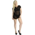 thumbnail image 1 of HAPPY BAY Women's Beachwear Summer Swim Beach Dress Cover ups for Swimwear Women Loose Swimsuit Coverups for Women Mini Tunics 8-10 Black_AC121, 1 of 5