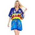 thumbnail image 1 of HAPPY BAY Women's Beachwear Summer Swim Beach Dress Cover ups for Swimwear Women Plus Size Wear Swimsuit Coverups Cover-Up 3X-4X Cobalt, Palm Tree, 1 of 4