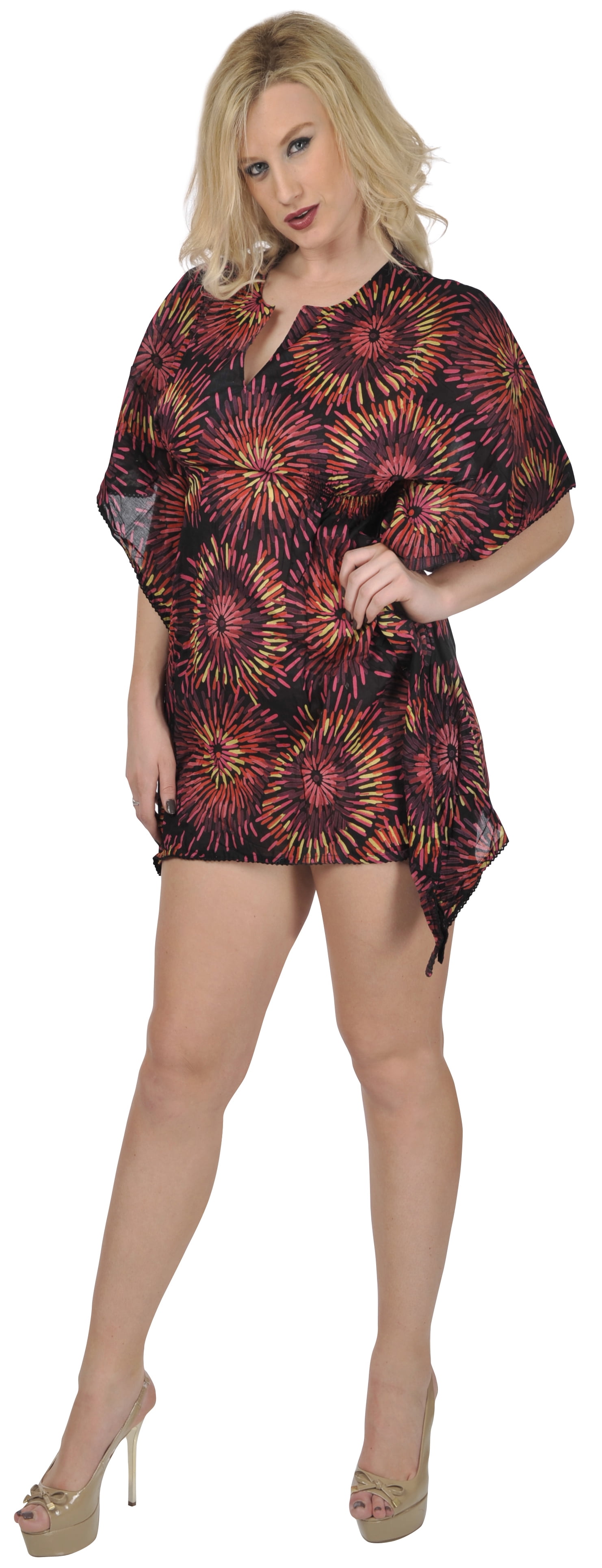 Beach Cover up Loose Robe Vacation Maxi Dress Swimsuit Outwear Women main image 0