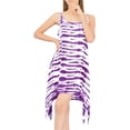 thumbnail image 1 of HAPPY BAY Women's Beachwear Swimsuit Coverups Summer Swim Beach Cover ups for Swimwear Women Bathing Suit Spaghetti Dress 12-14 Violet_AC194, 1 of 3