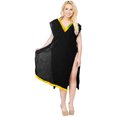 thumbnail image 1 of HAPPY BAY Women's Beachwear Swimsuit Coverups for Women Summer Swim Beach Cover ups for Swimwear Women Loose Bathing Suit Cover-up Dress Robe XL-XXL Asphalt, Solid, 1 of 5
