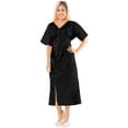 thumbnail image 1 of HAPPY BAY Women's Beachwear Swimsuit Coverups for Women Summer Cover ups for Swimwear Women Button up Shirt Dress Beach L-XL Black, Solid, 1 of 5