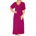 thumbnail image 1 of HAPPY BAY Women's Beachwear Swimsuit Coverups for Women Summer Cover ups for Swimwear Women Button up Shirt Dress Beach for Women L-XL Pink_AC673, 1 of 5