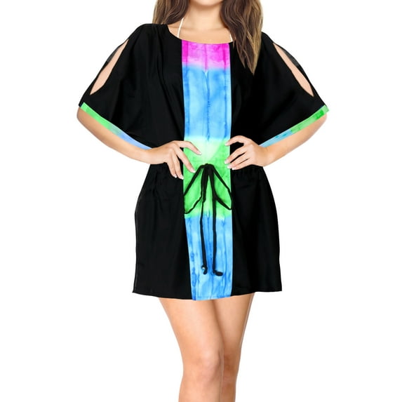 HAPPY BAY Women's Beachwear Swimsuit Coverups for Women Summer Swim Beach Dress Cover ups for Swimwear Women Bathing Suit Mini Shirt XL-XXL Sky_AC544