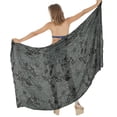 thumbnail image 1 of HAPPY BAY Women's Bikini Beach Wrap Swim Cover up Swimwear Skirt Bathing suit Summer Wraps Beachwear Sarong Coverups Swimsuits for Women One Size Black, Floral, 1 of 4