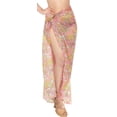 thumbnail image 1 of HAPPY BAY Women's Bikini Beach Wrap Swimwear Swim Cover up Skirt Bathing suit Summer Wraps Beachwear Sarong Coverups Swimsuits for Women One Size Punch, Paisley, 1 of 4