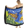 thumbnail image 1 of HAPPY BAY Women's Bikini Beach Wrap Swimwear Swim Cover up Skirt Bathing suit Summer Wraps Beachwear Sarong Coverups Swimsuits for Women One Size Sea, Turtles, 1 of 3