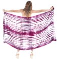thumbnail image 1 of HAPPY BAY Women's Bikini Sarong Swimwear Swim Cover up Skirt Bathing suit Summer Wraps Swimsuit Beach Wrap Coverups for Women Beachwear One Size Tie Dye, Violet, 1 of 4