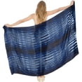 thumbnail image 1 of HAPPY BAY Women's Bikini Sarong Swimwear Swim Cover up Skirt Summer Wraps Swimsuit Beach Wrap Coverups for Women Beachwear One Size Royal, Tie Dye, 1 of 6