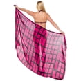 thumbnail image 1 of HAPPY BAY Women's Bikini Skirt Beachwear Sarong Coverups Swimsuit Swim Cover up Summer Wraps Bathing suit Swimwear Beach Wrap Skirts for Women One Size Ruby, Checks, 1 of 5