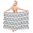 thumbnail image 1 of HAPPY BAY Women's Bikini Skirt Beachwear Sarong Coverups Swimsuit Swim Cover up Summer Wraps Swimwear Beach Wrap Skirts for Women One Size Slate, Hibiscus, 1 of 4