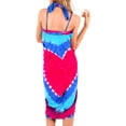 thumbnail image 1 of HAPPY BAY Women's Bikini Skirt Sarong Swimwear Swim Cover up Bathing suit Summer Wraps Swimsuit Beach Wrap Coverups for Women Beachwear One Size Lapis, Tie Dye, 1 of 4